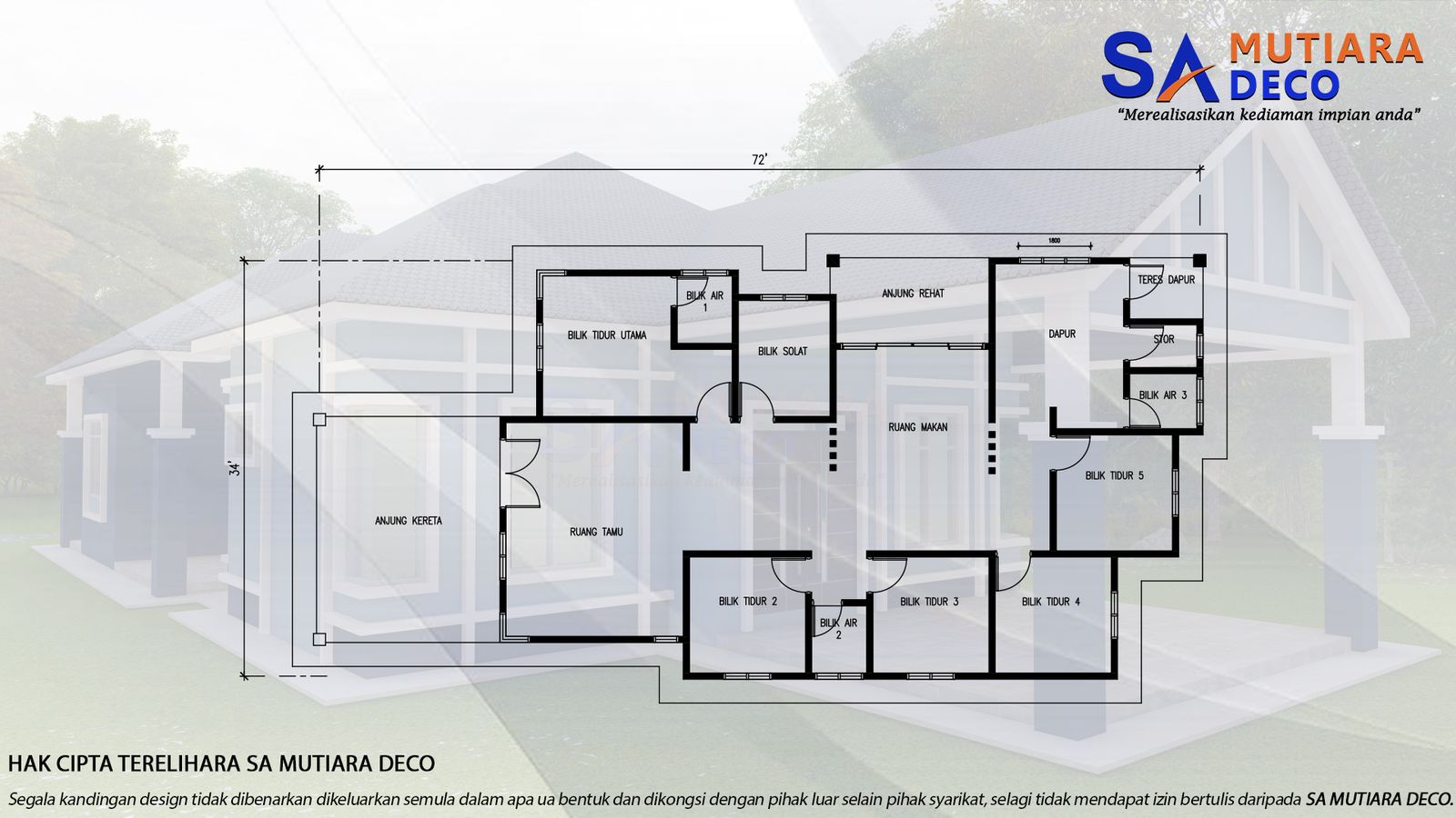 Mutiara Nusa 1994 - Floor Plan